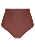 Violeta Brown Plain Hot Pant Bikini Bottoms