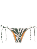 Thai Abstracte-Print Bikini Bottoms