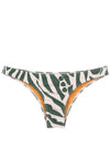 Poipu Abstracte-Print Bikini Bottoms Maori