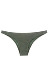 Poipu Green Plain Bikini Bottoms