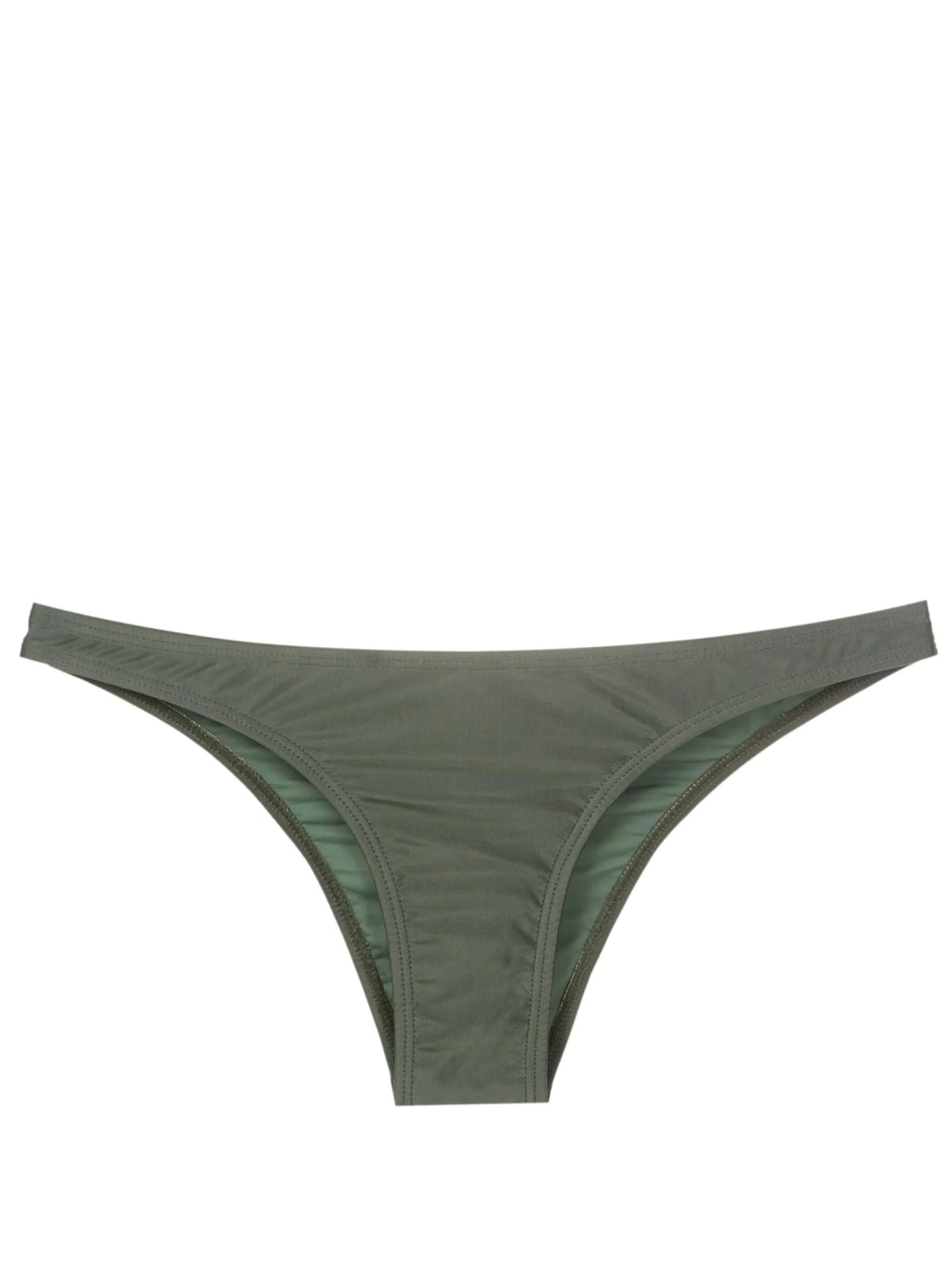 Poipu Green Plain Bikini Bottoms