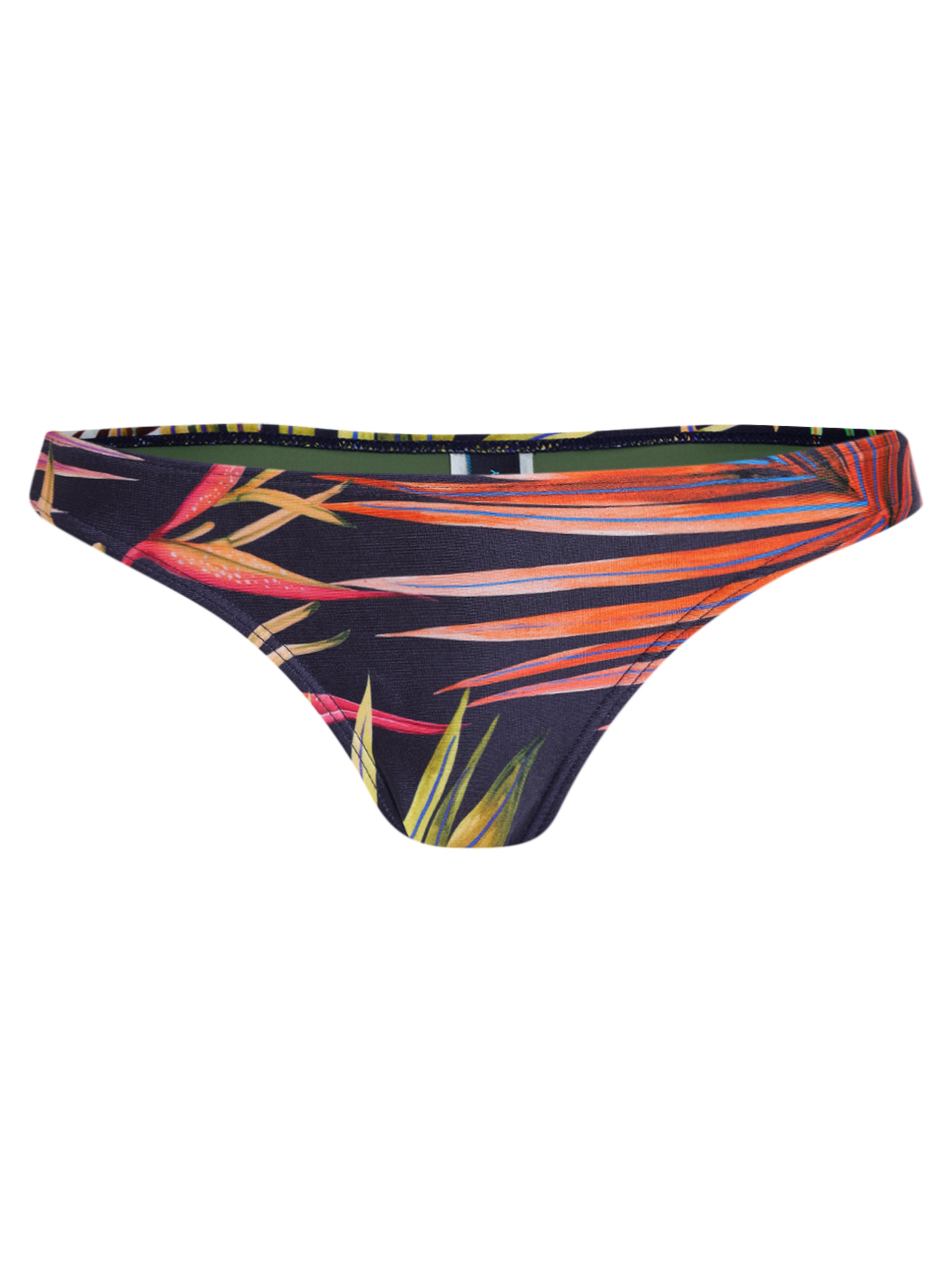 Poipu Foliage-Print Bikini Bottoms