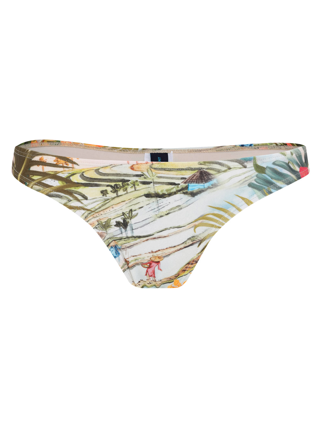Poipu -Print Bikini Bottoms