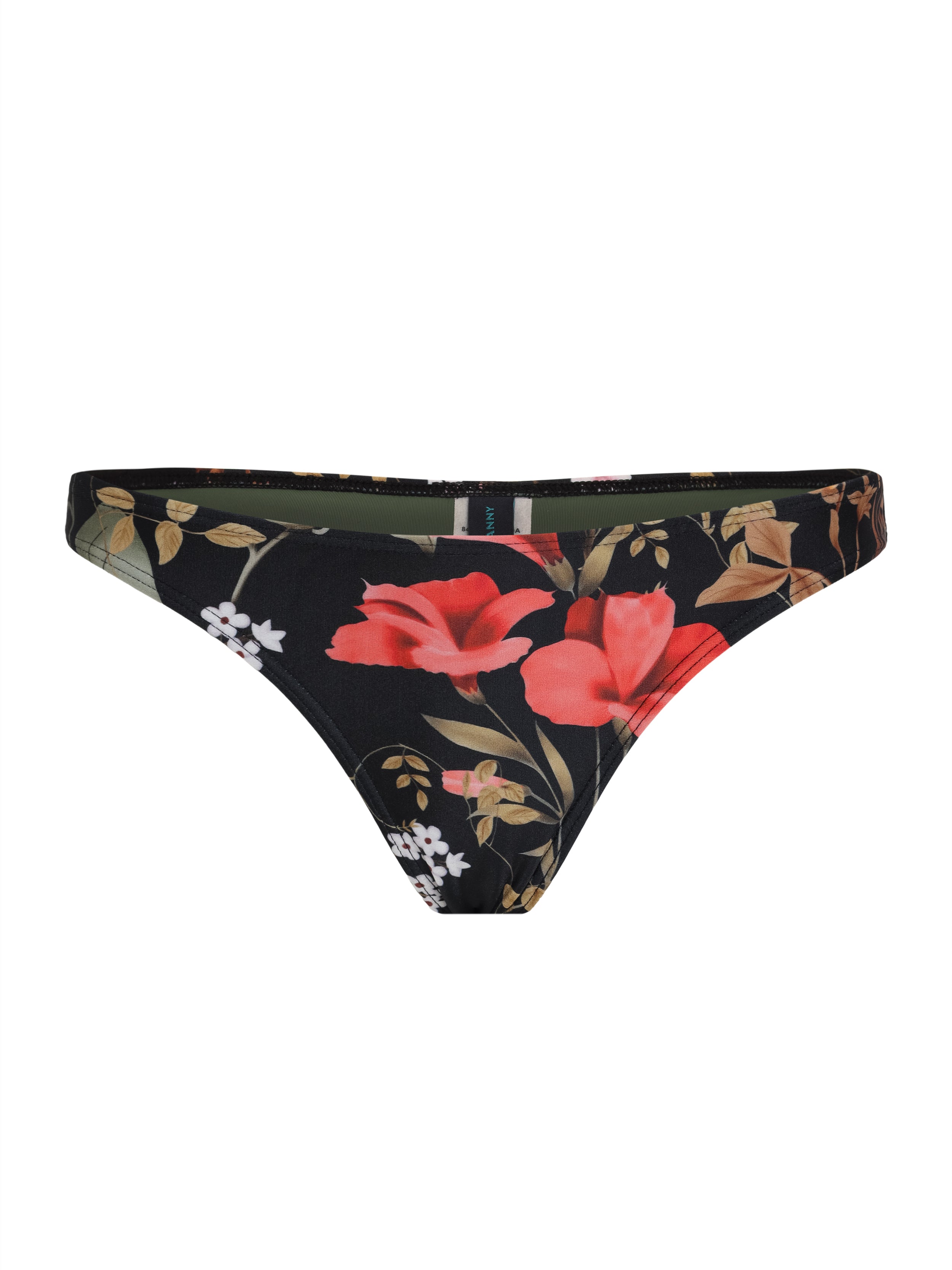 Poipu Floral-Print Bikini Bottoms Orvalho