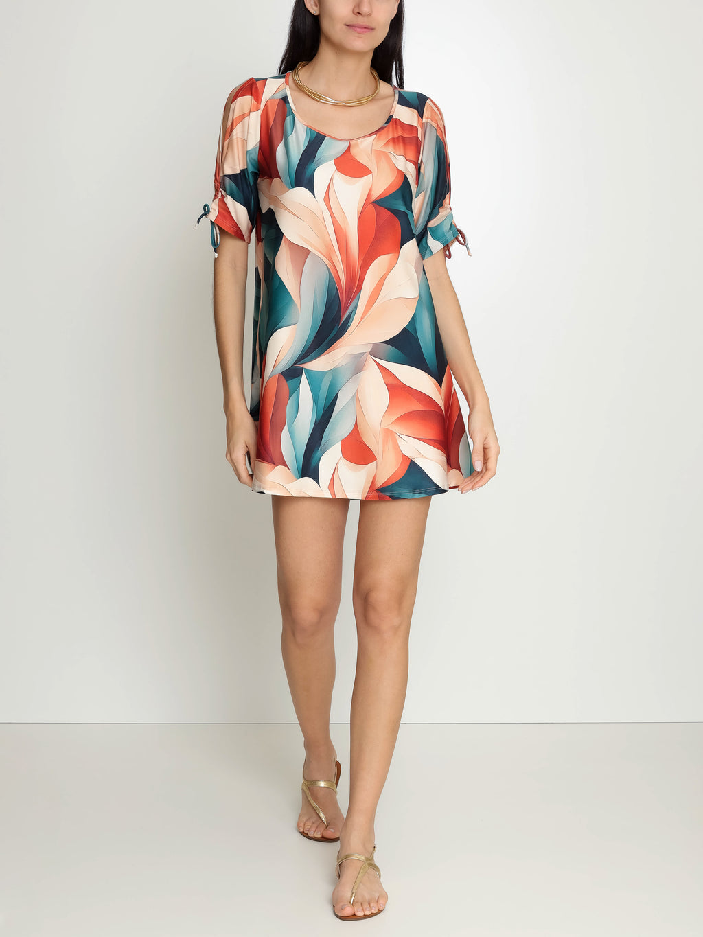 Batuira Foliage-Print Dress
