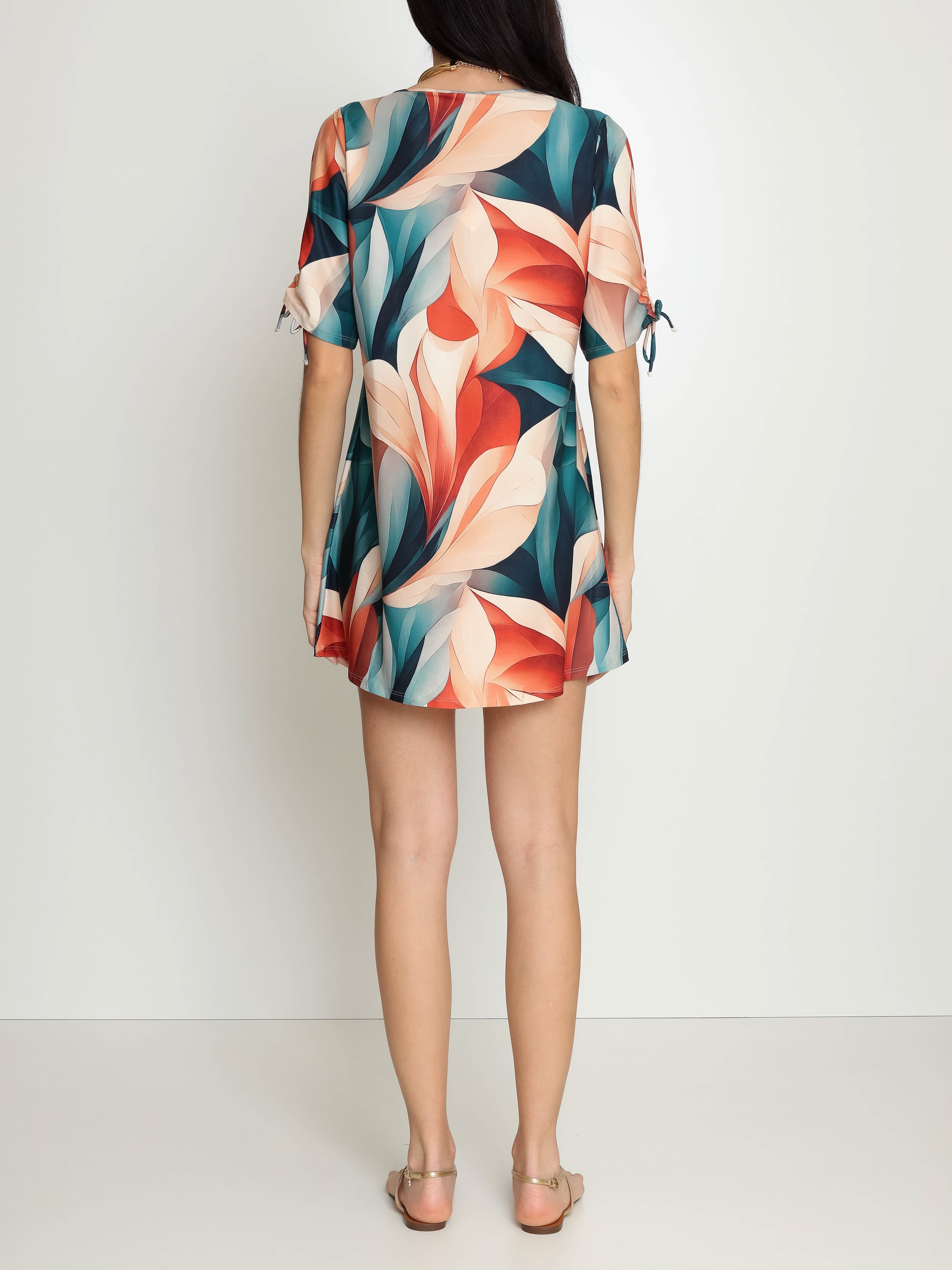 Batuira Foliage-Print Dress