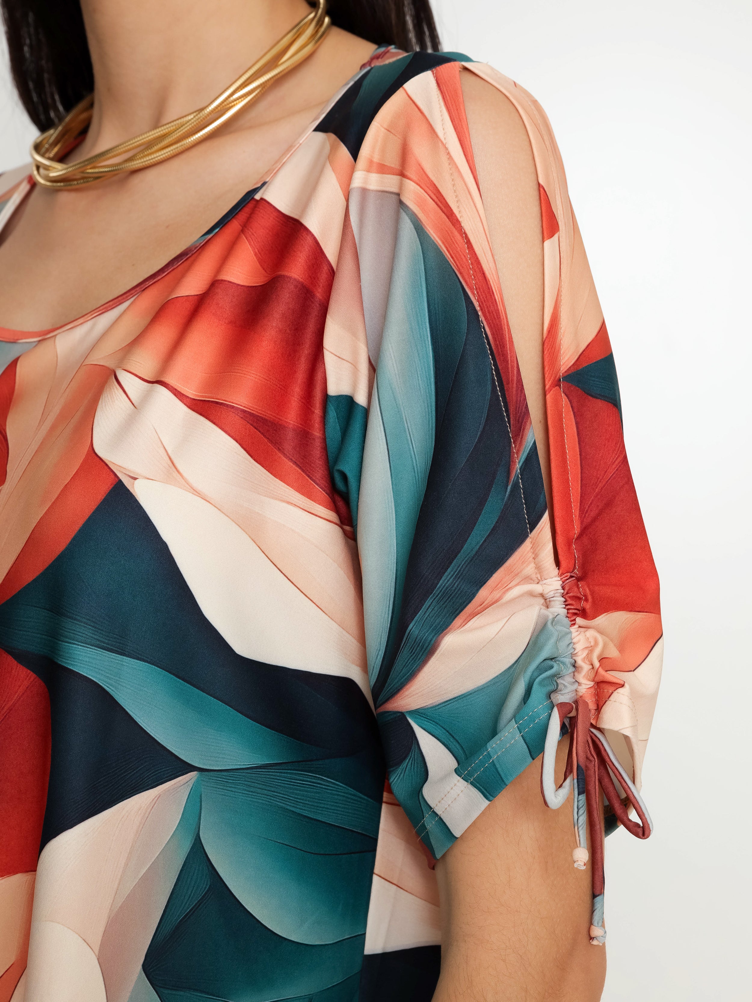 Batuira Foliage-Print Dress