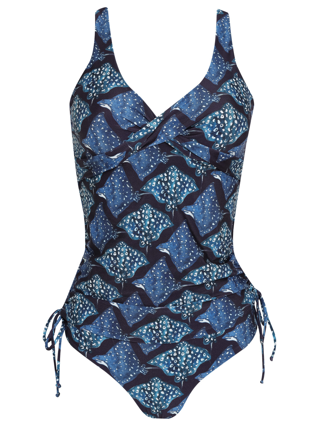 Bruma Stingrays-Print Twist-Detail Two-Piece Set Tankini