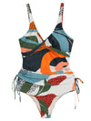 Bruma -Print Twist-Detail Two-Piece Set Tankini Bima