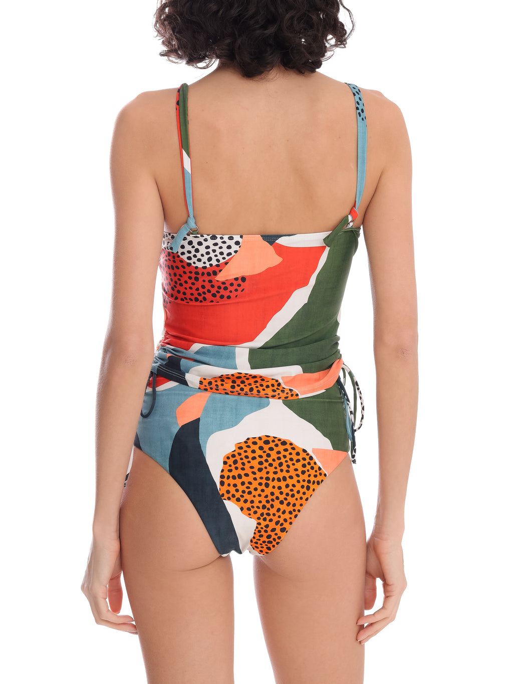 Bruma -Print Twist-Detail Two-Piece Set Tankini