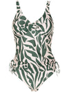 Bruma Abstract-Print Twist-Detail Two-Piece Set Tankini Maori
