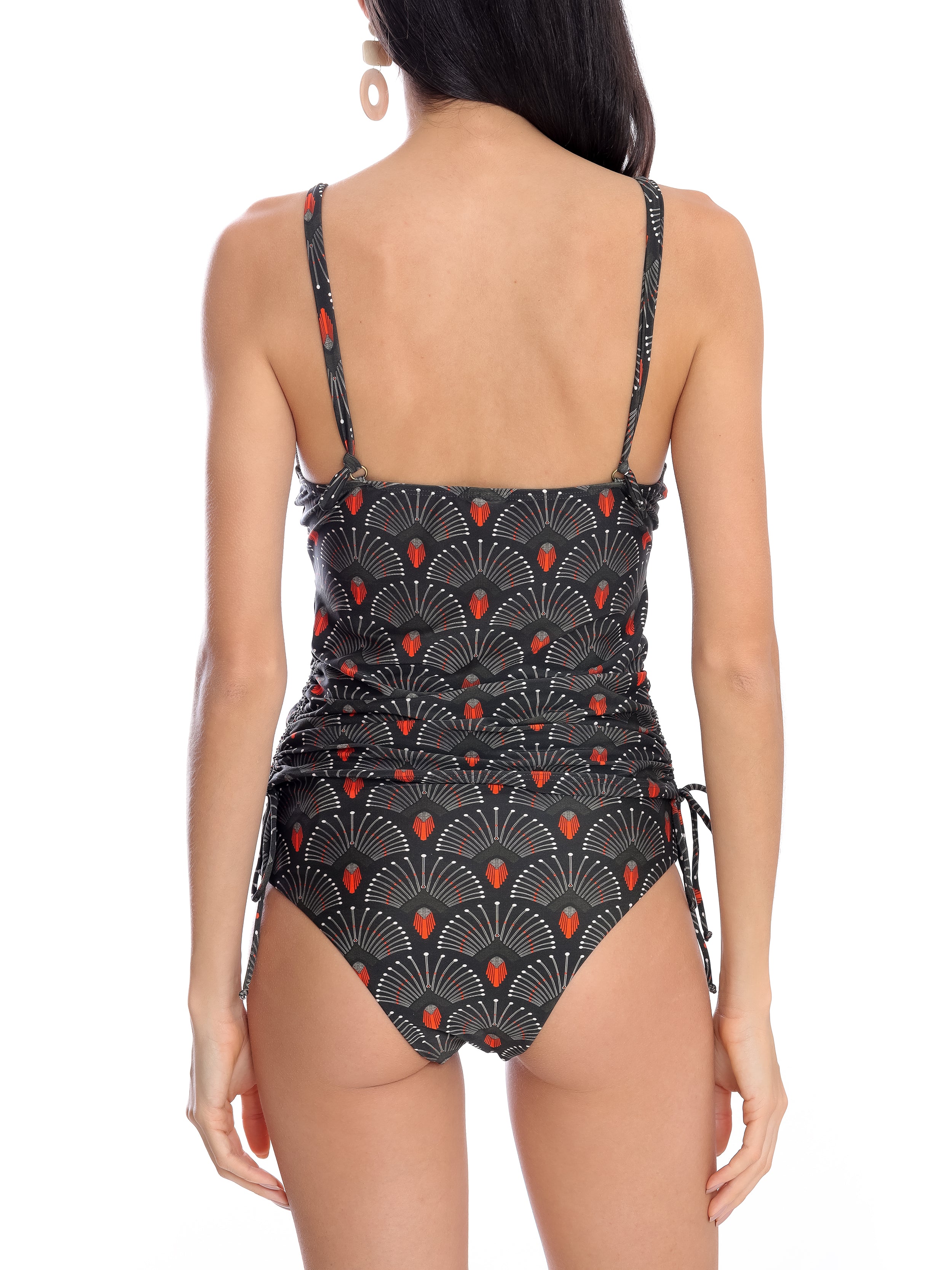 Bruma -Print Twist-Detail Two-Piece Set Tankini