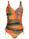 Bruma Abstracte-Print Twist-Detail Two-Piece Set Tankini Guaraci