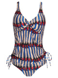 Bruma Graphic-Print Twist-Detail Two-Piece Set Tankini