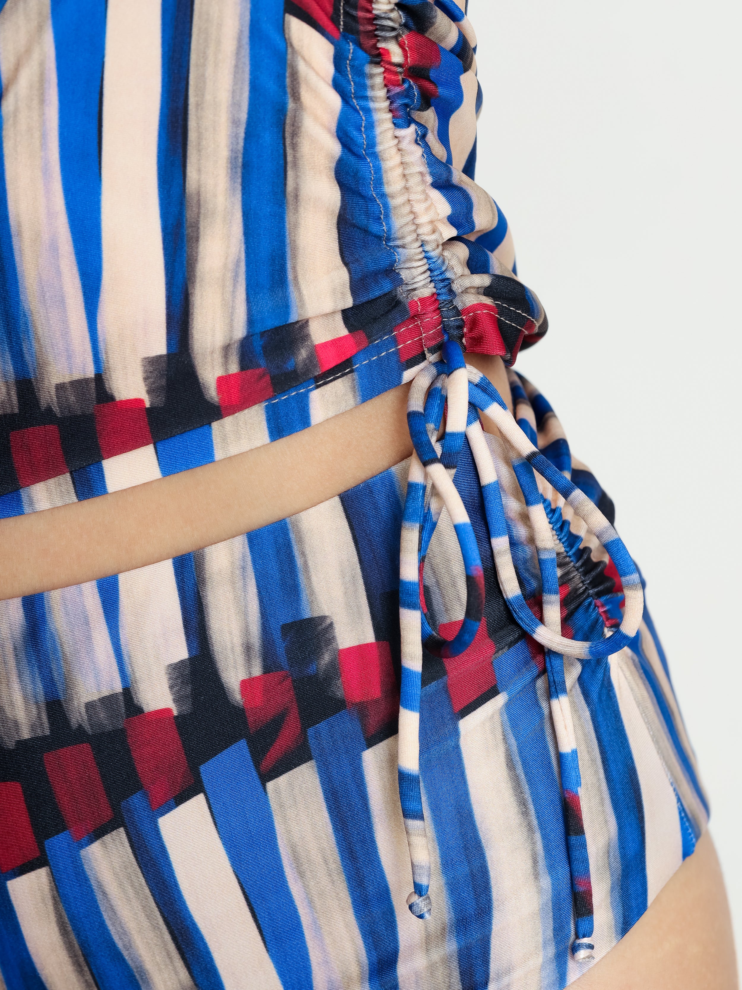 Bruma Graphic-Print Twist-Detail Two-Piece Set Tankini