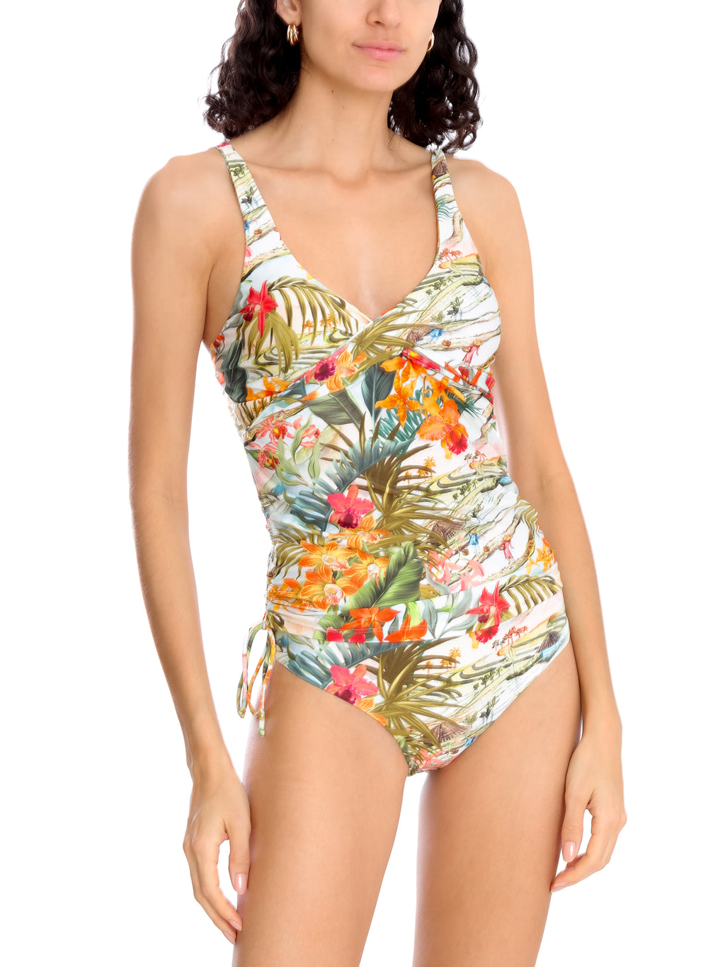 Bruma -Print Twist-Detail Two-Piece Set Tankini