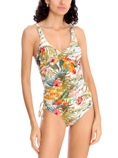 Bruma -Print Twist-Detail Two-Piece Set Tankini