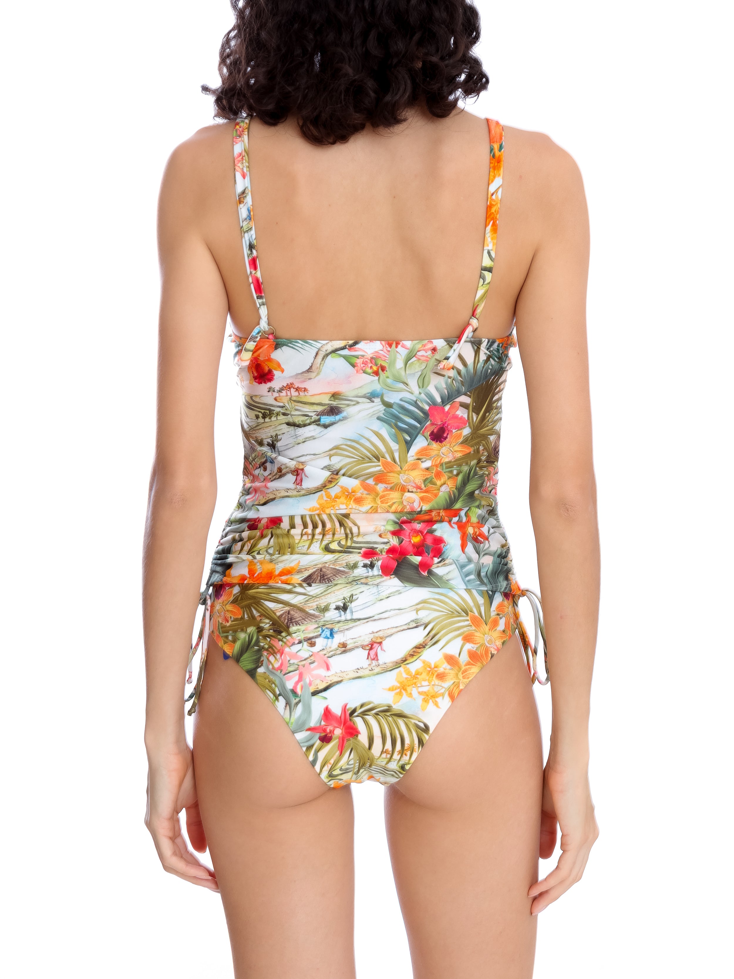 Bruma -Print Twist-Detail Two-Piece Set Tankini