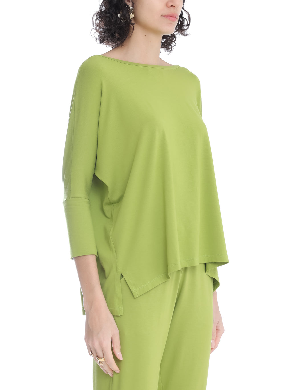 Mainá Green Plain T-Shirt