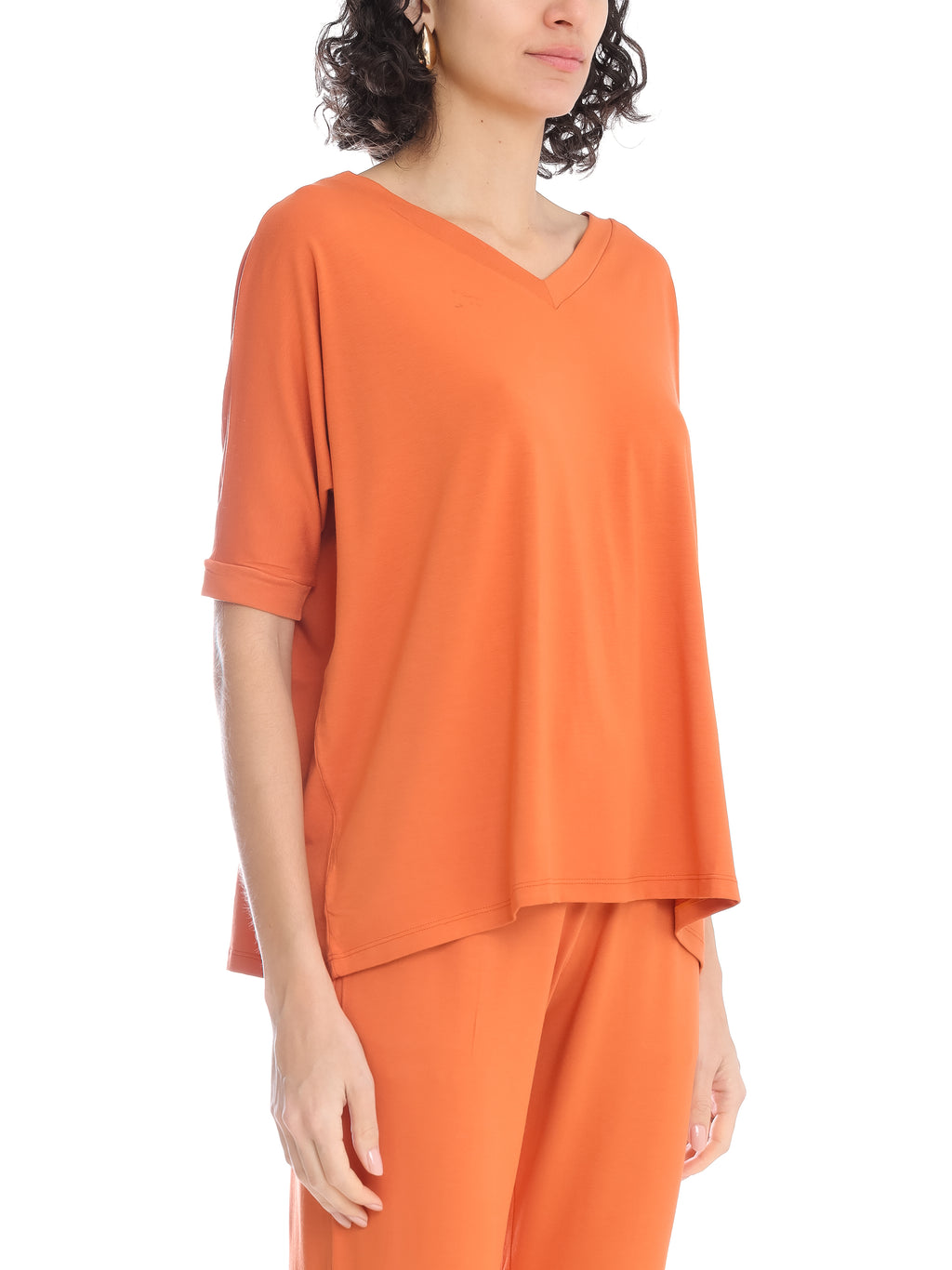 Calypso Red Plain T-Shirt