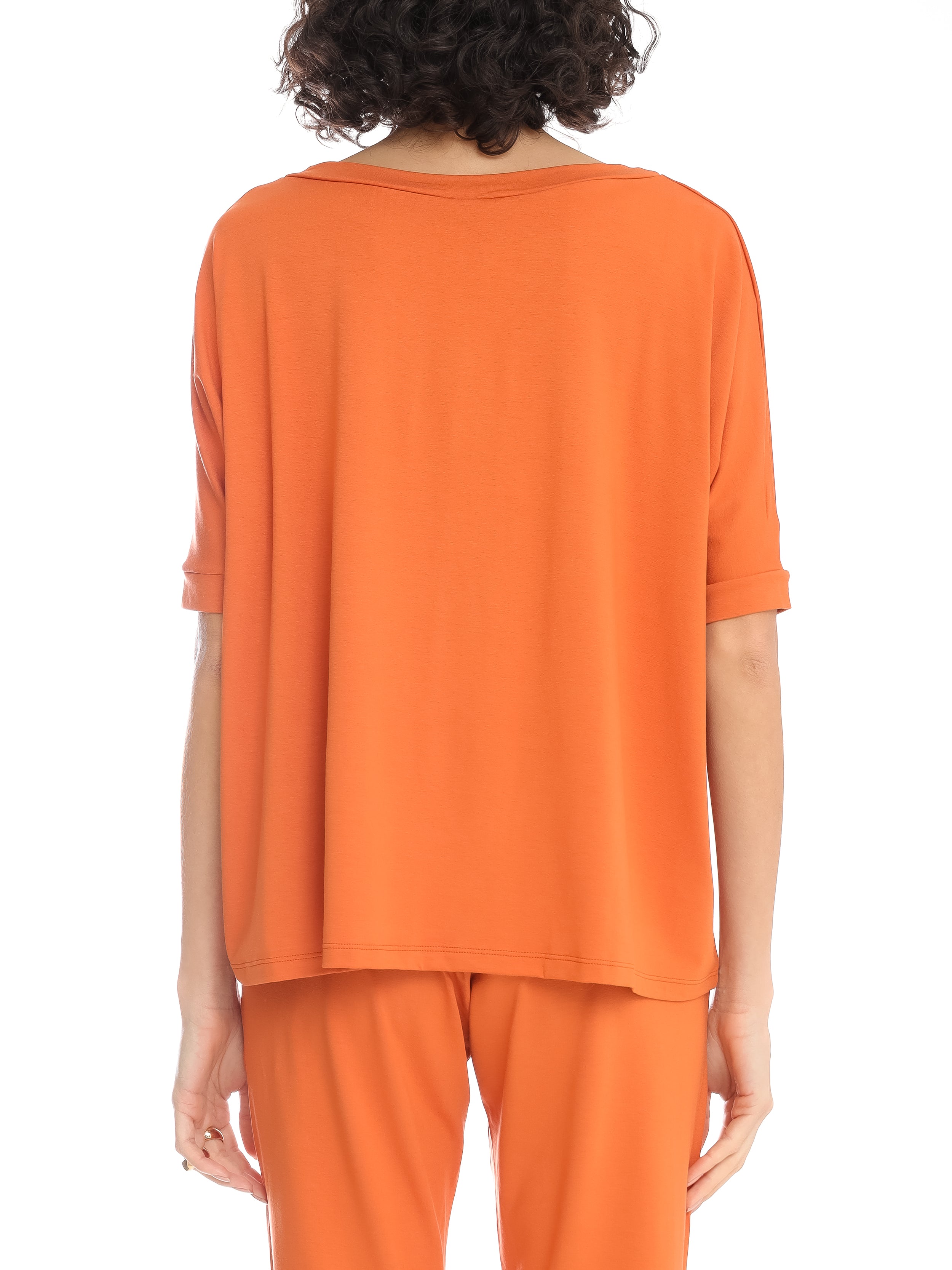 Calypso Red Plain T-Shirt