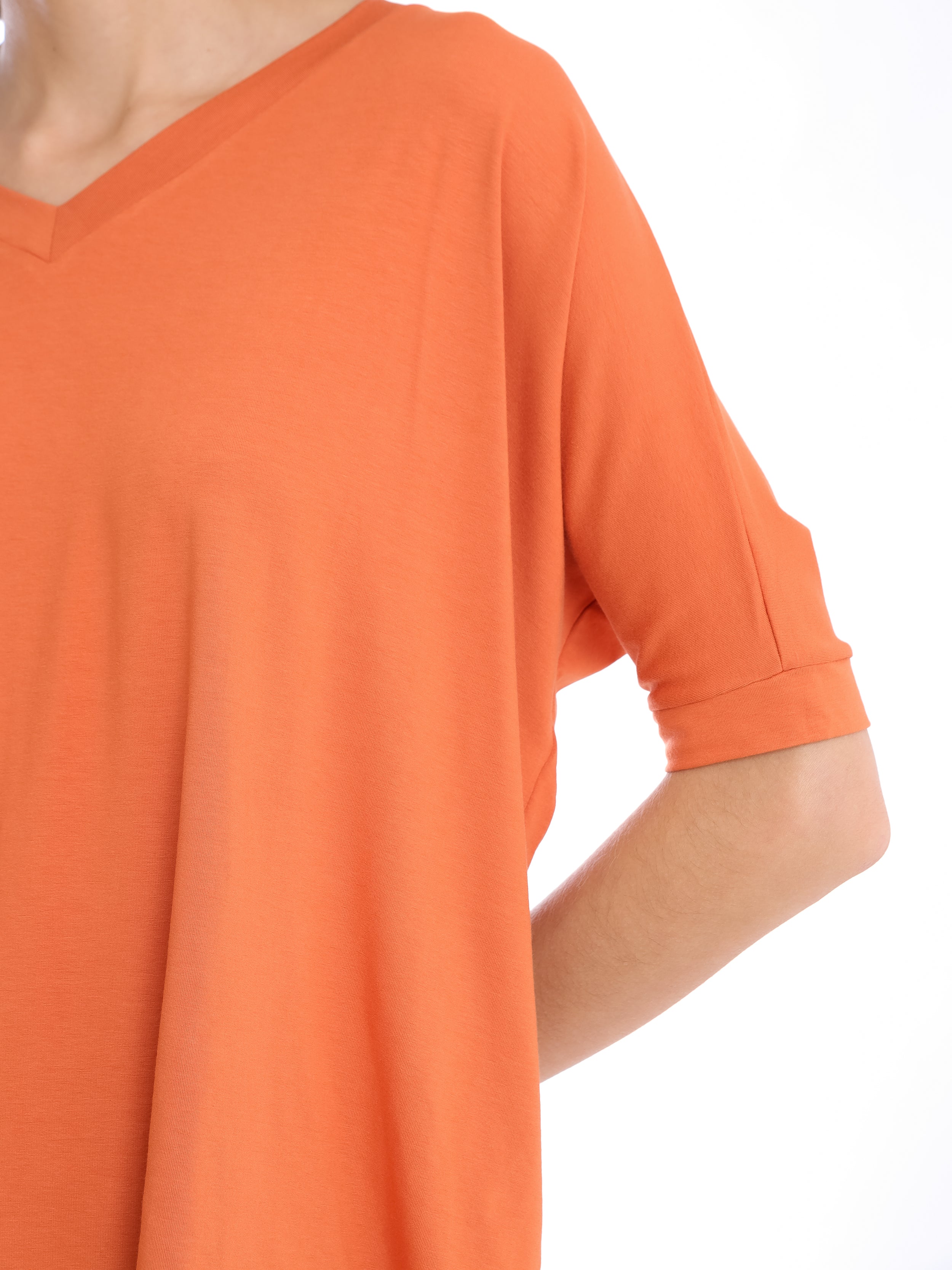 Calypso Red Plain T-Shirt