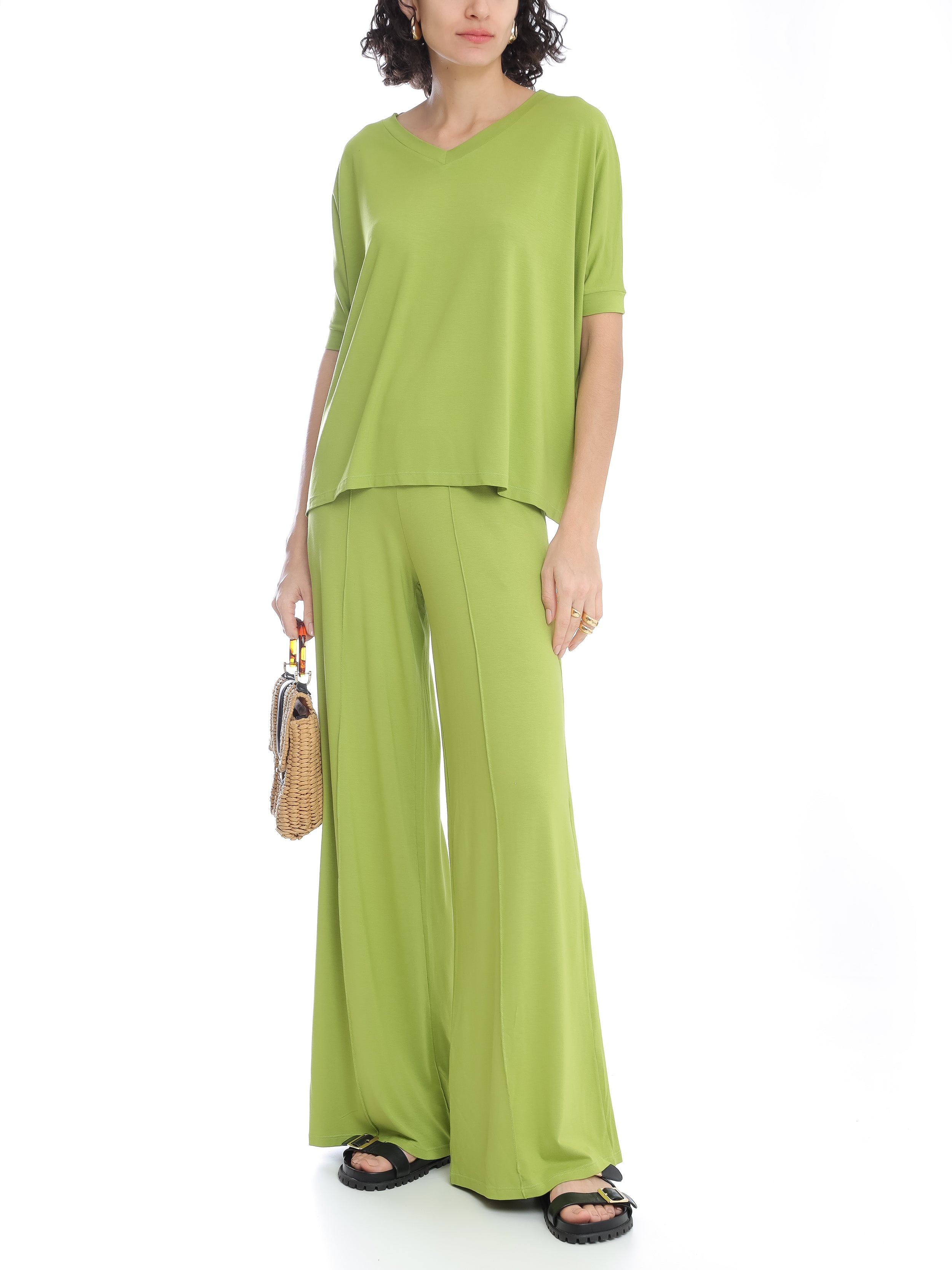 Calypso Green Plain T-Shirt