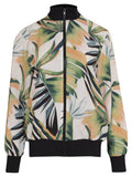 Steffanie Foliage-Print Windbreaker Jacket